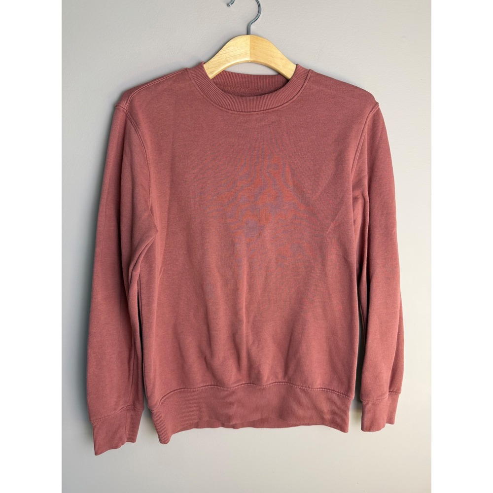 Goodfellow & Co Mens Mauve Pink Fleece Crewneck Sweatshirt S VN1018596